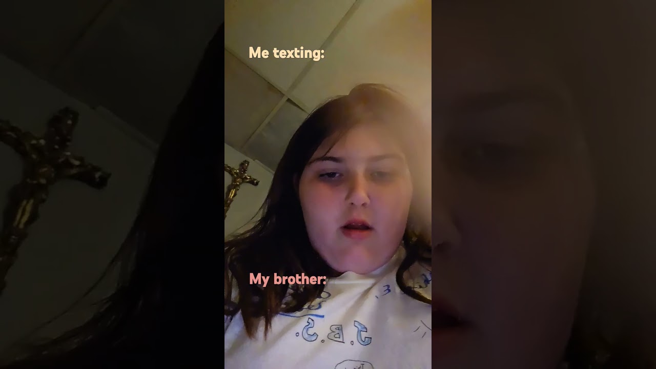 pov: your sibling always wants your attention 🙄