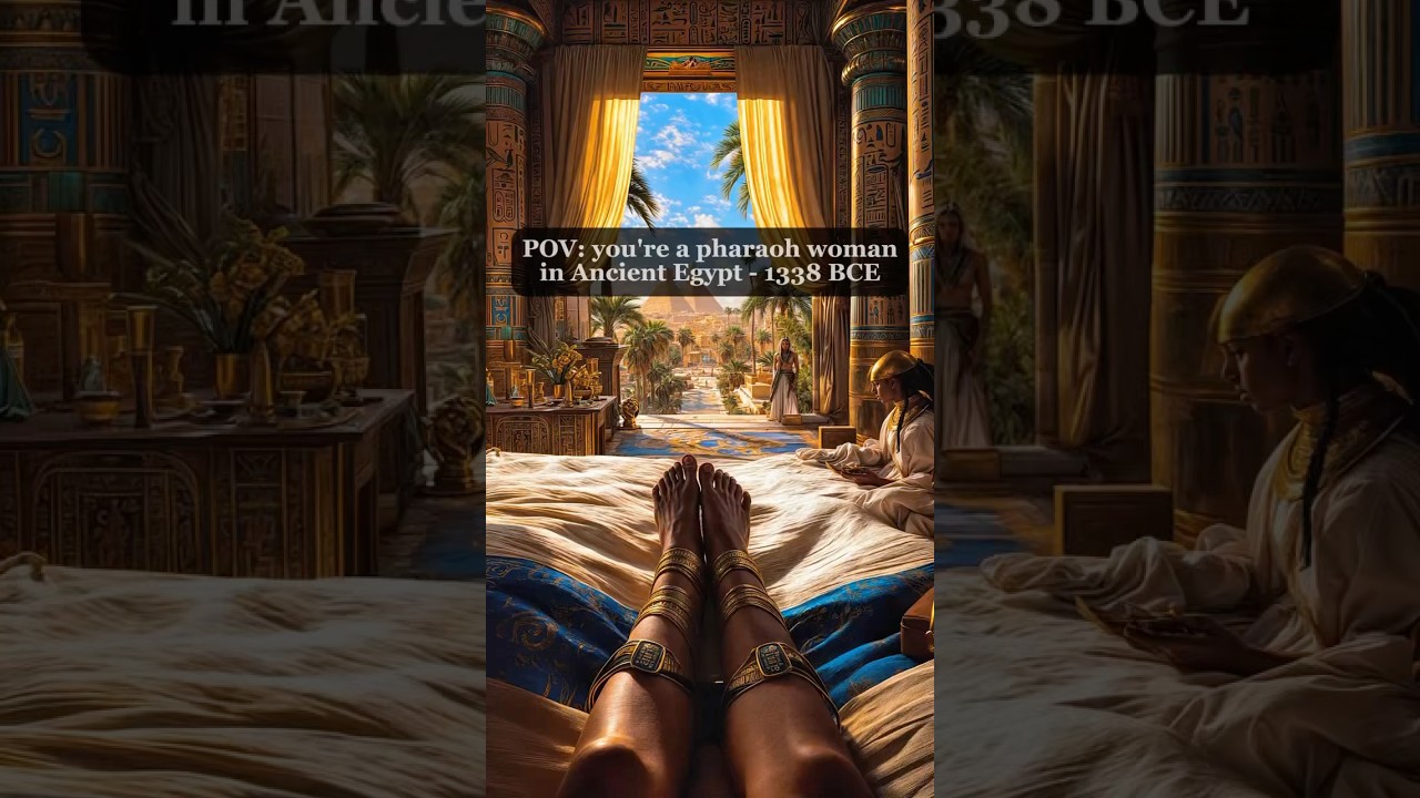 POV: You’re a Pharaoh Queen Woman in Ancient Egypt – 1259 BCE | AI Recreation