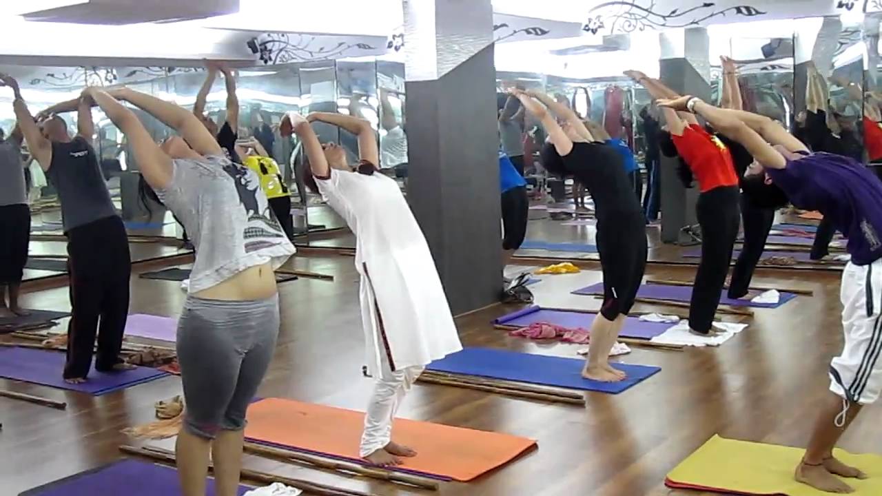 Power Yoga Basic Surya Namaskar by Master Akshar and APY group