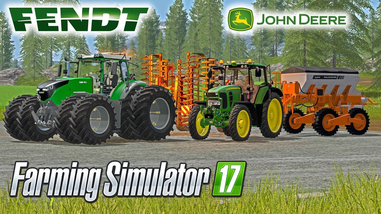 Powerful Tractors Mods | Farming Simulator 2017 | FS 2017 John Deere - LS17 Fendt