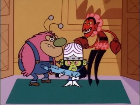 Powerpuff Girls - Telephonies - Mojo Jojo, Fuzzy Lumpkins, and HIM vs. The Gangreen Gang