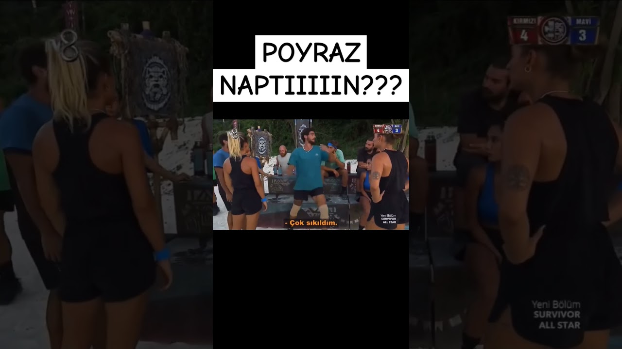 Poyraz Küfür Ederek Oyun Alanını Terk Etti! Survivor All Star 2024 #acun #tv8 #poyraz