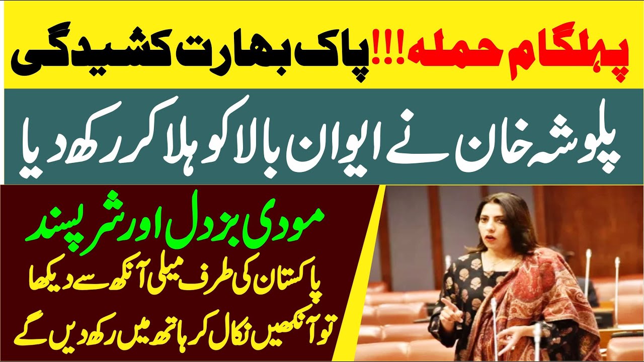PPP Palwasha Khan's Blasting Speech Against Modi In Senate Of Pakistan