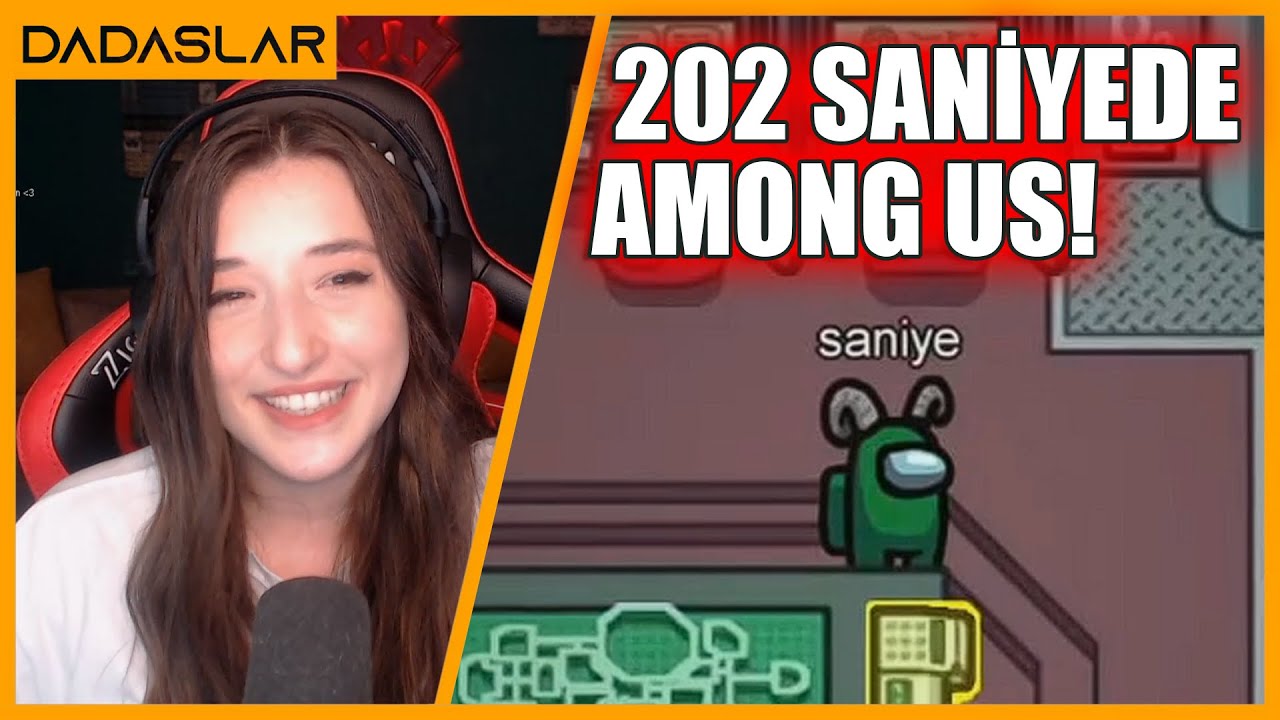Pqueen - 202 Saniyede Among Us İzliyor (Saniye)