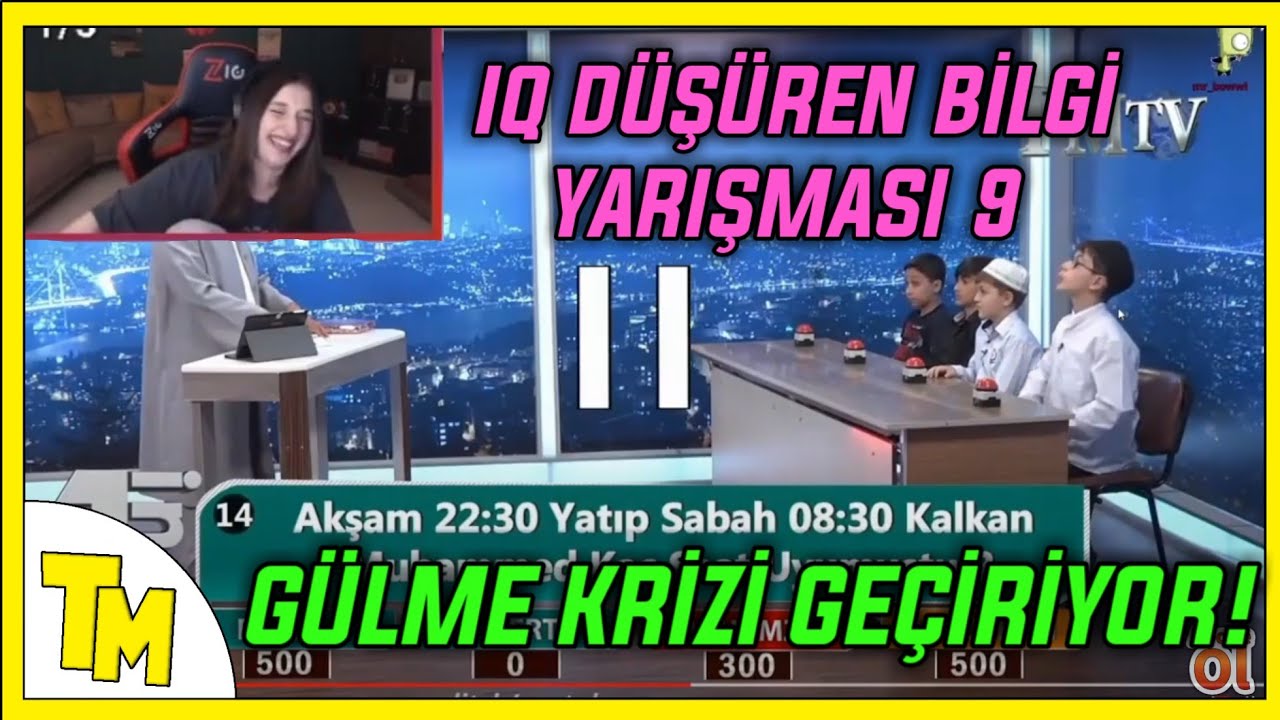 Pquen IQ Düşüren Bilgi Yarışması 9 İzliyor! EFSANE KOMİK ANLAR