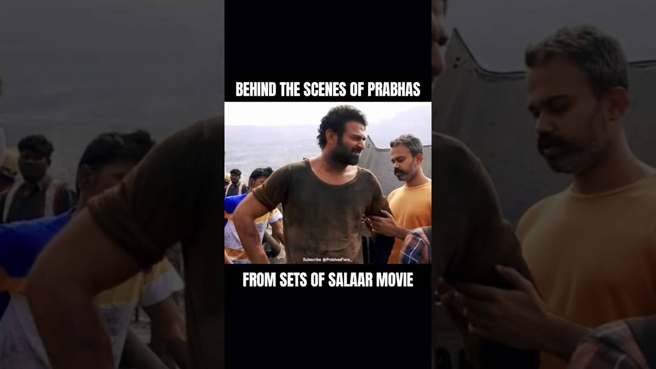 Prabhas from Sets of Salaar | Making Video | Behind the Scenes
