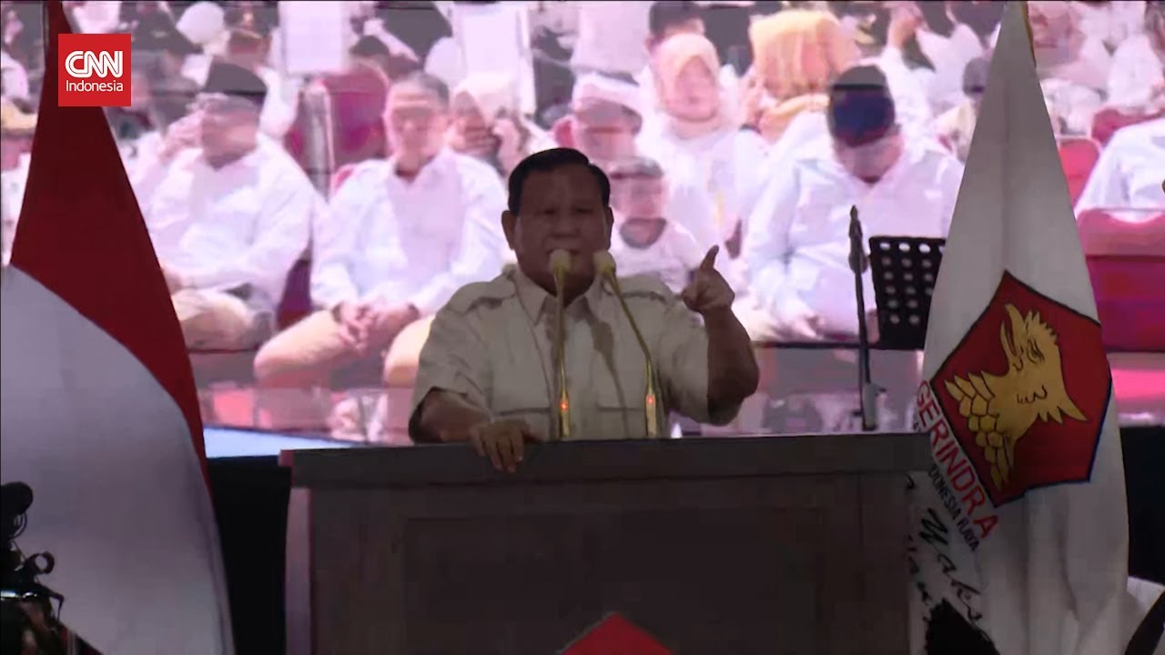 Prabowo Puji Jokowi di Hadapan Kader Gerindra