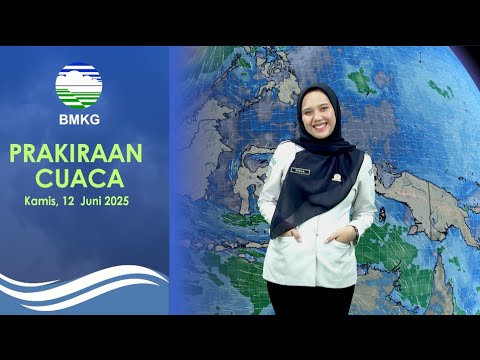 Prakiraan Cuaca Esok Hari  Kamis, 12 Juni 2025.