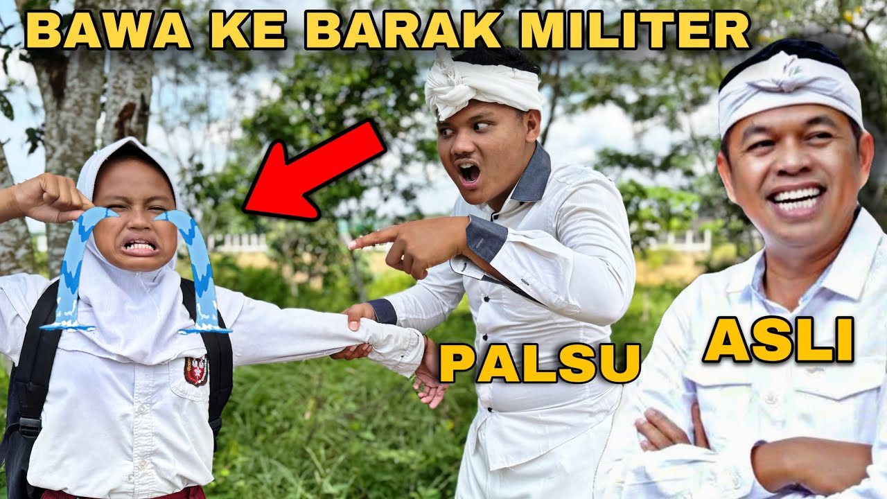 Prank bocil nyamar jadi Kang dedi mulyadi bawa ke Barak militer