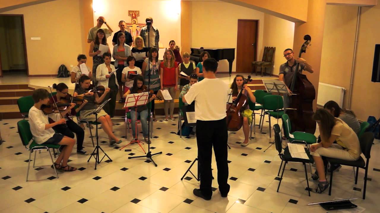 Próba Orkiestry i Scholi MB Różańcowej w Lublinie - 21.05.2012