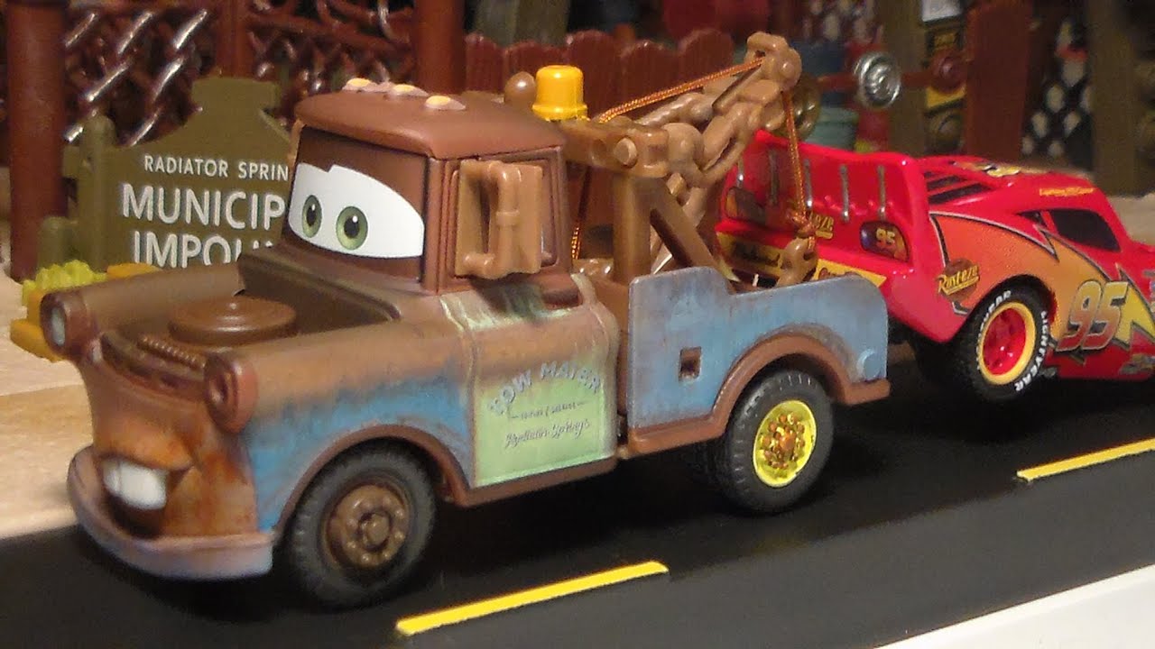 PRECISION SERIES TOW MATER, NEW 2016 CARS MATTEL WORKING HOOK DISNEY PIXAR DIECAST UNBOXING REVIEW!