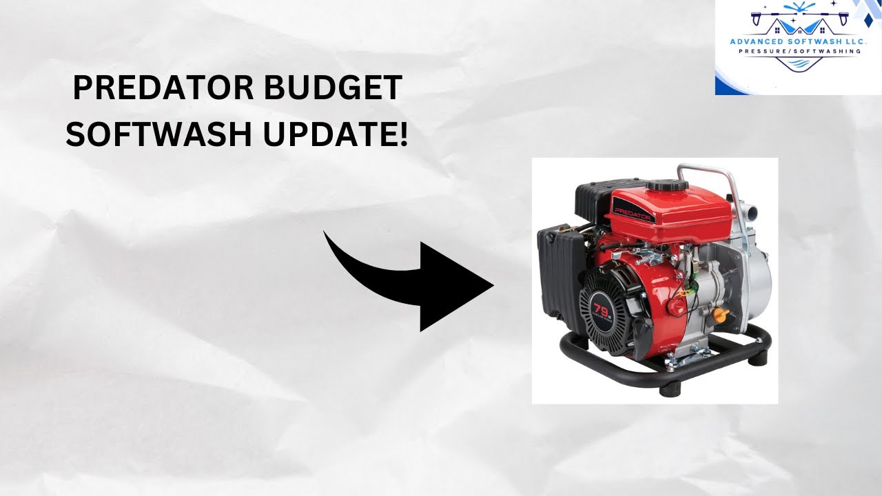 Predator 1 inch softwash budget build update!