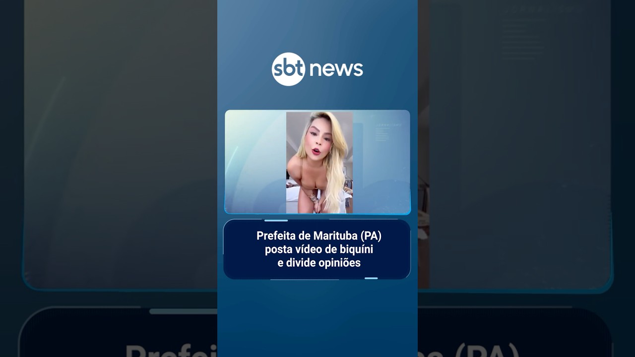 Prefeita de Marituba (PA) posta vídeo de biquíni e divide opiniões