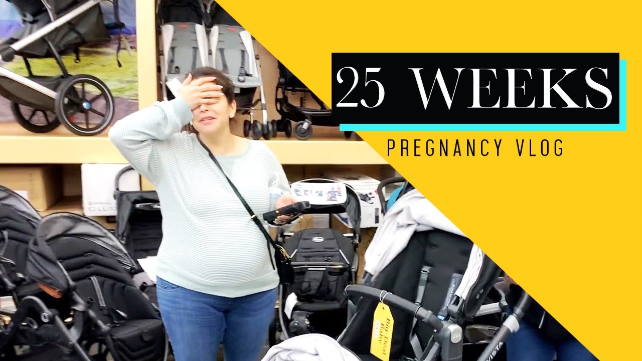 PREGNANCY VLOG - 25 Week Update - Baby Registry Time! | Jacqie Rivera