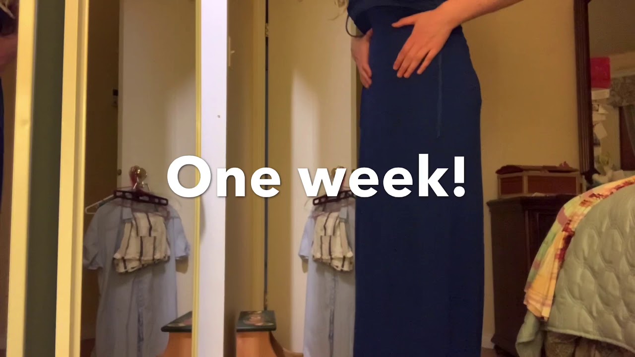 Pregnant belly progression