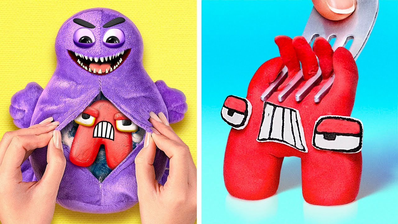 Pregnant Grimace ?!😱 *Cool Paper Craft Ideas*