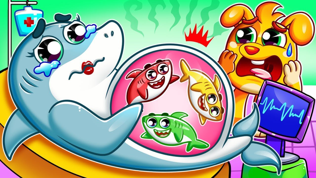 Pregnant Mommy Shark - Baby Shark - Nursery Rhymes & Children Songs | Zozobee Kids Song