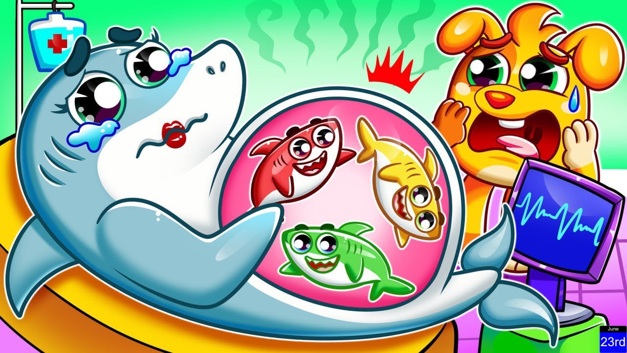 Pregnant Mommy Shark - Fun Baby Shark Nursery Rhymes and Children's Songs | Zozobee Kids Songs