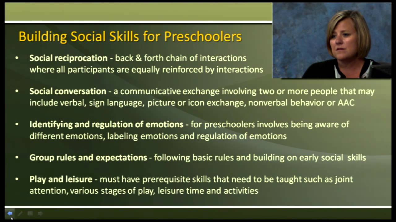 Pre-K is more than play! Social skills training for preschoolers with ASD