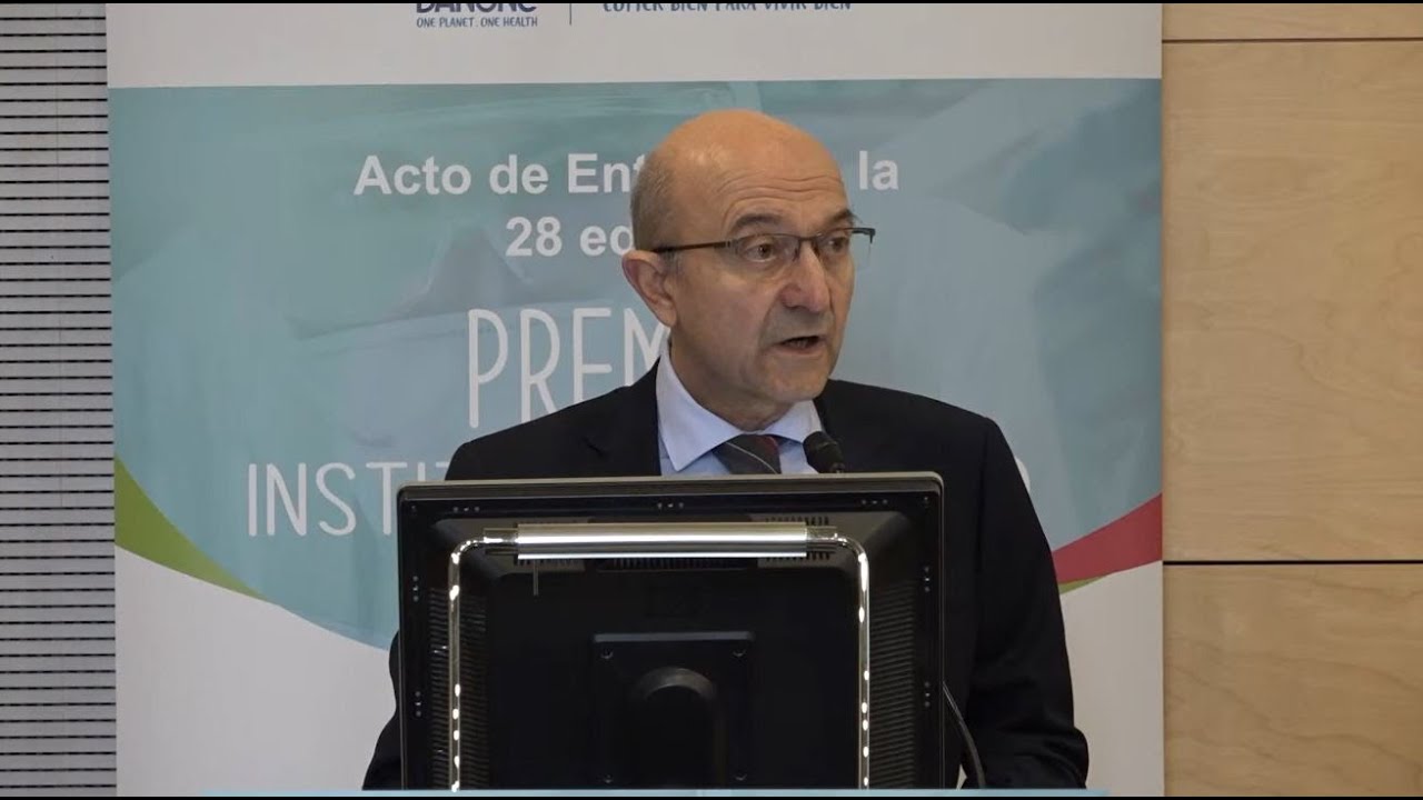 Premio Instituto Danone | Intervención del Dr. Miguel Ángel Martínez, premiado de la pasada edición