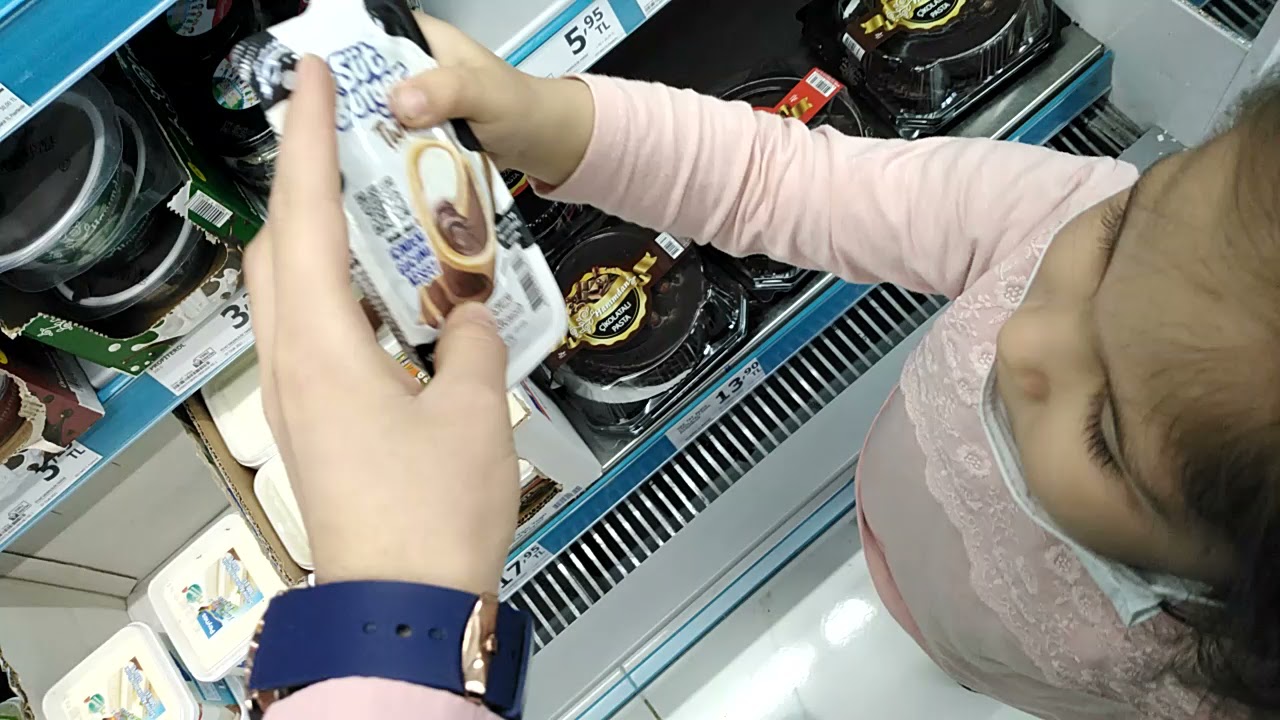 Prenses Meryem Nur ile kısa market alışverişi