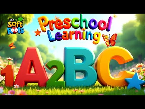 Preschool Learning activities for 3 year olds at home | Learn ABC Phonics Shapes Numbers Colors 🌈
