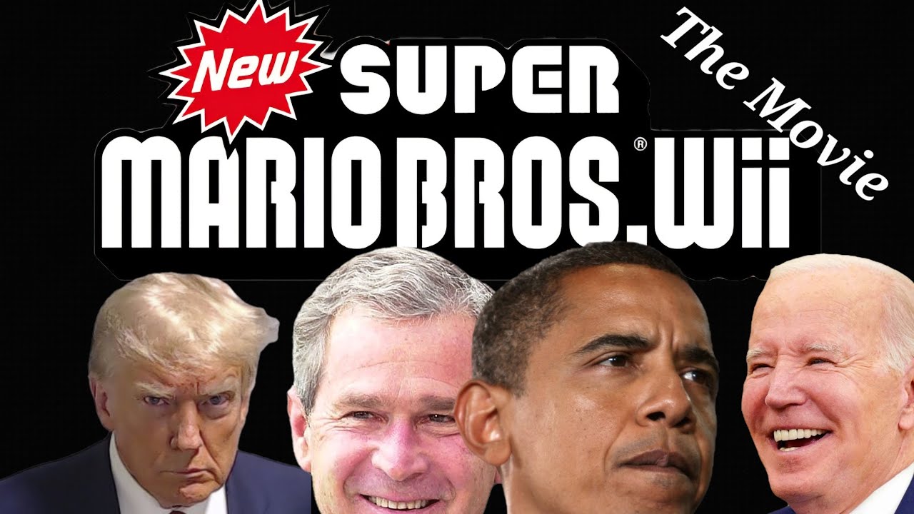 Presidents Play Super Mario Bros. Wii- The Movie