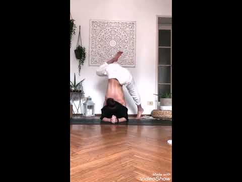 Press Handstand, yoga, contortion, practice,
