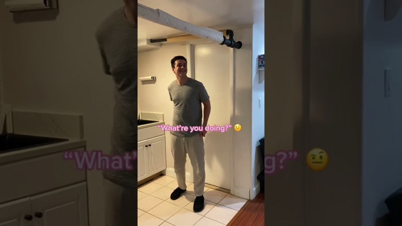 pretending to hide a girl in the bathroom prank #shorts