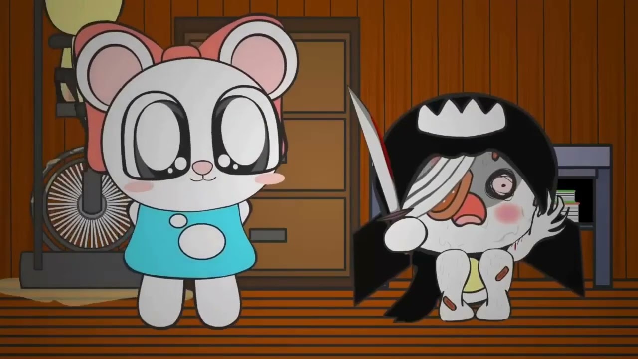 pretty blood red snow but it's only the nyan nya part