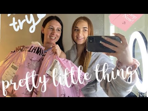 Pretty Little Thing try on haul!! || Mother & Daughter