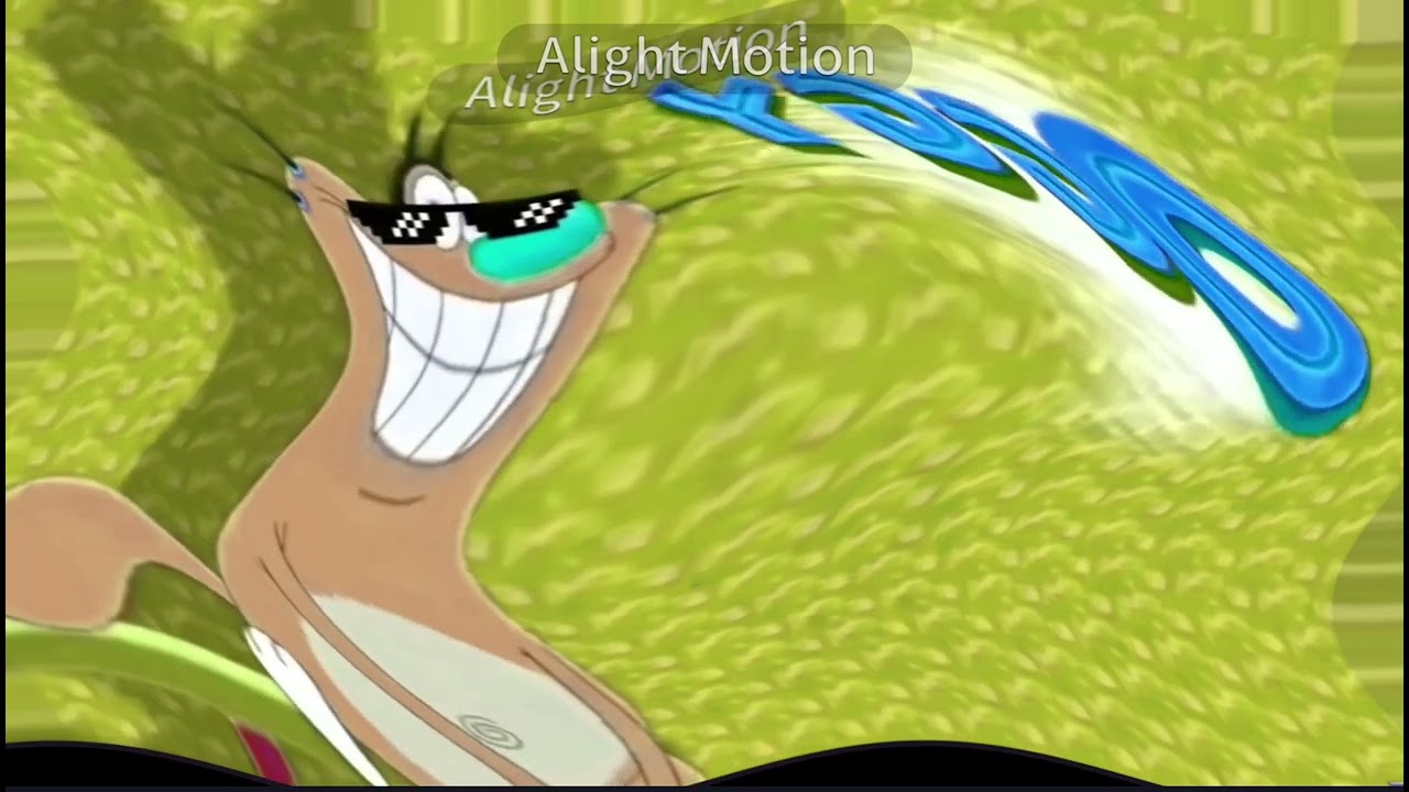 preview 1280 bellever oggy center effects on alight motion version (Sony vegas pro version)