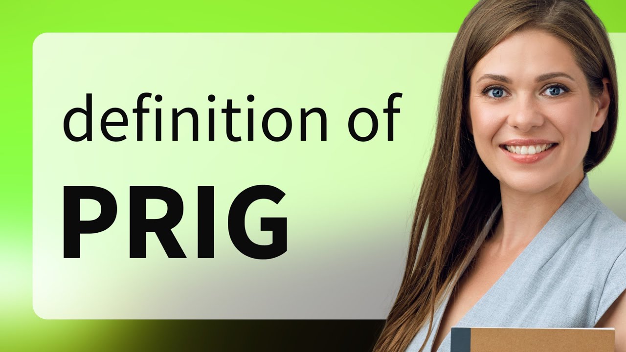 Prig — what is PRIG definition