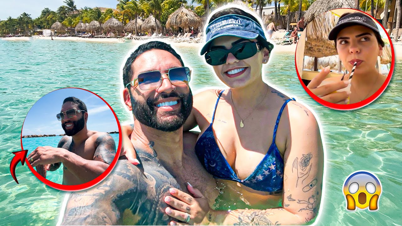 PRIMEIRA PRAIA QUE VISITAMOS EM CURAÇÃO! MAMBO BEACH