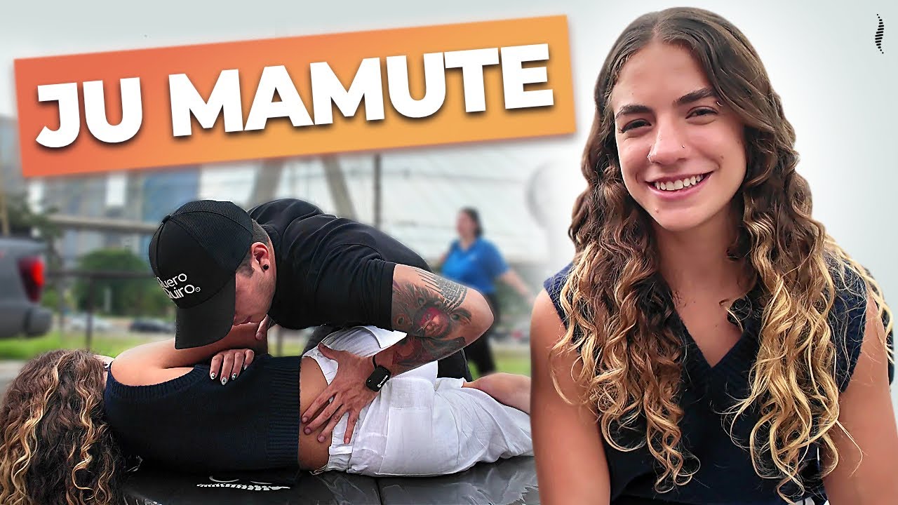 PRIMEIRA SESSÃO DE QUIROPRAXIA DA JU MAMUTE
