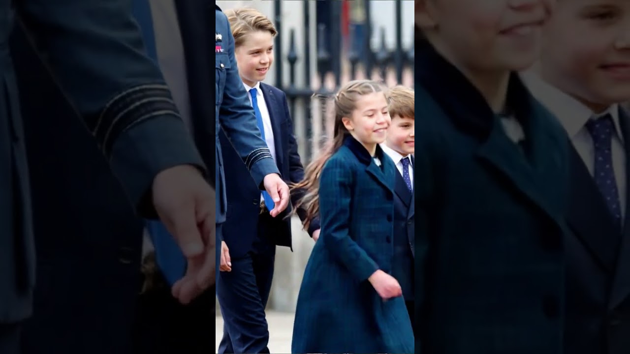 Prince Louis had to give up the spotlight to Princess Charlotte today. #royal #princewilliam