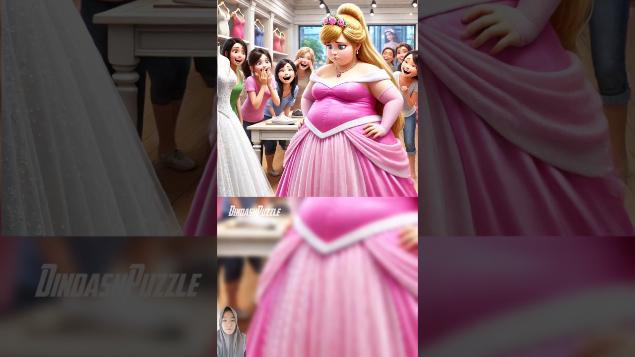 Princess AURORA OTW Glow Up 2❤️ #princess #disney #shorts