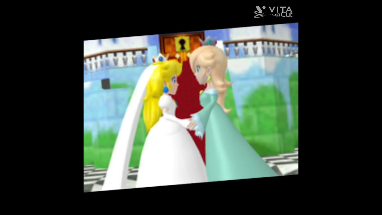 princess peach&princess rosalina 💜💜💜💙💜💓💞💘 #shorts