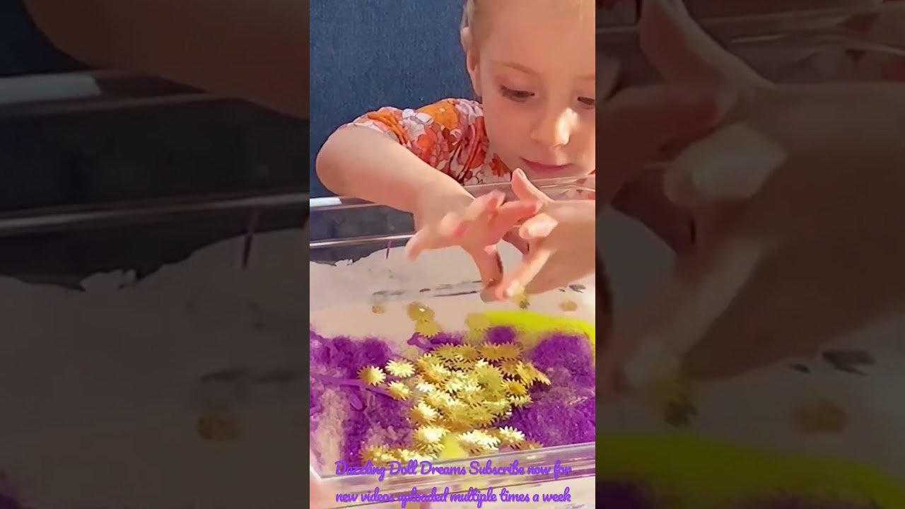 Princess Rapunzel Slime #slime #sensory #princesses