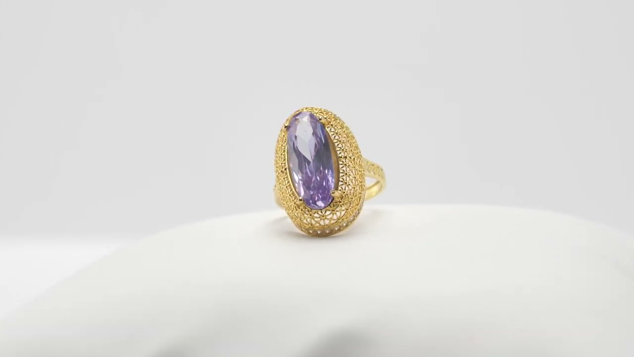 Princess Violette Ring 2231 | خاتم الاميرة فيوليت ٢٢٣١ ( خاتم اميرة اللون البنفسجي؟