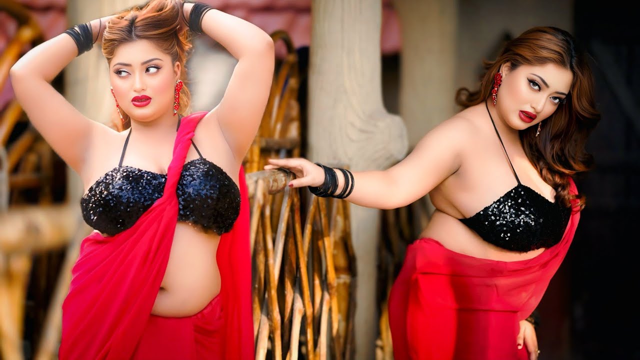 PRITI ROY | BONG CURVY MODEL OUTDOOR SAREE FASHION SHOOT VLOG | SAREE LOVER | @FQentertainment0