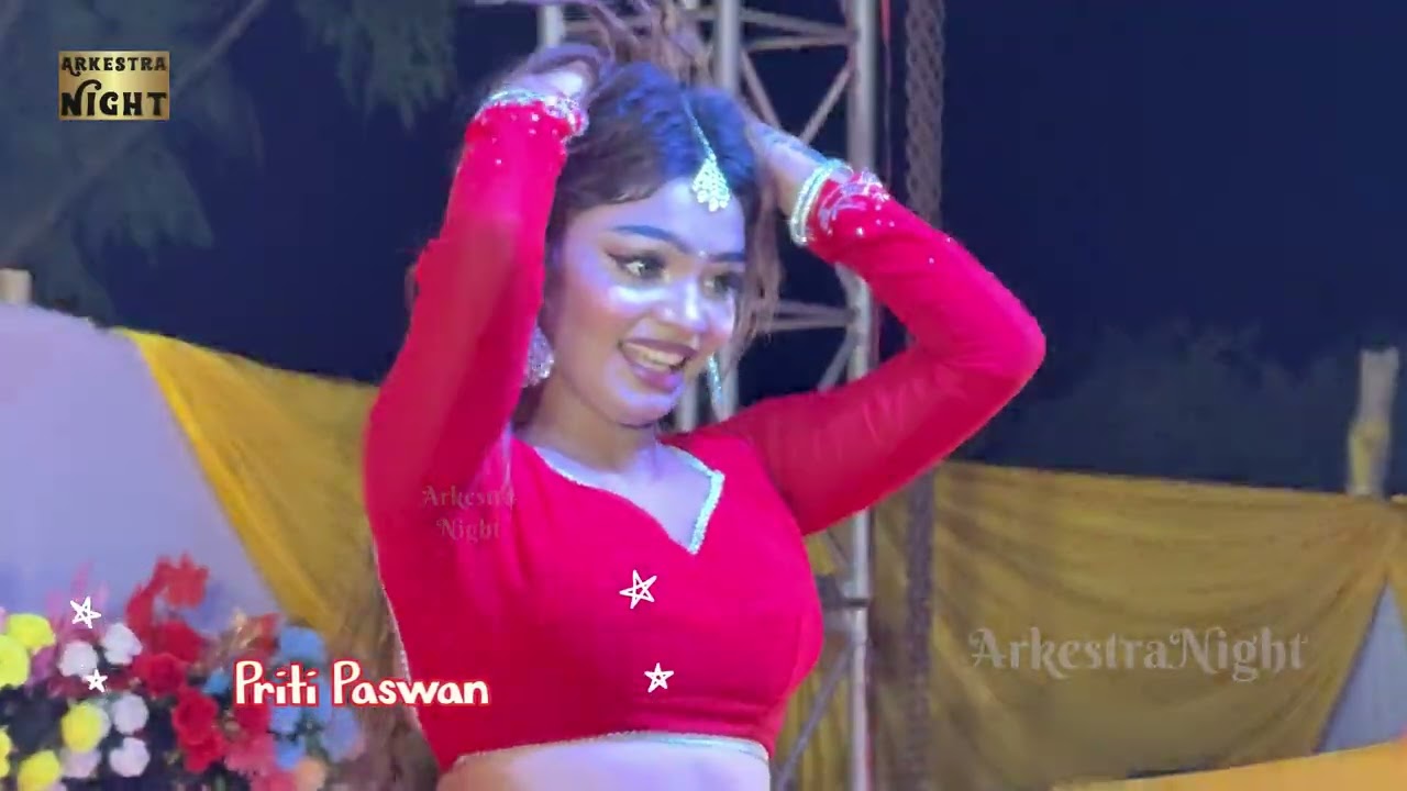 #pritipaswan - मकईया में राजा जी - Makaiya Me Raja Ji - Viral Dance - Stage Show 2025 - Bhojpuri 4K
