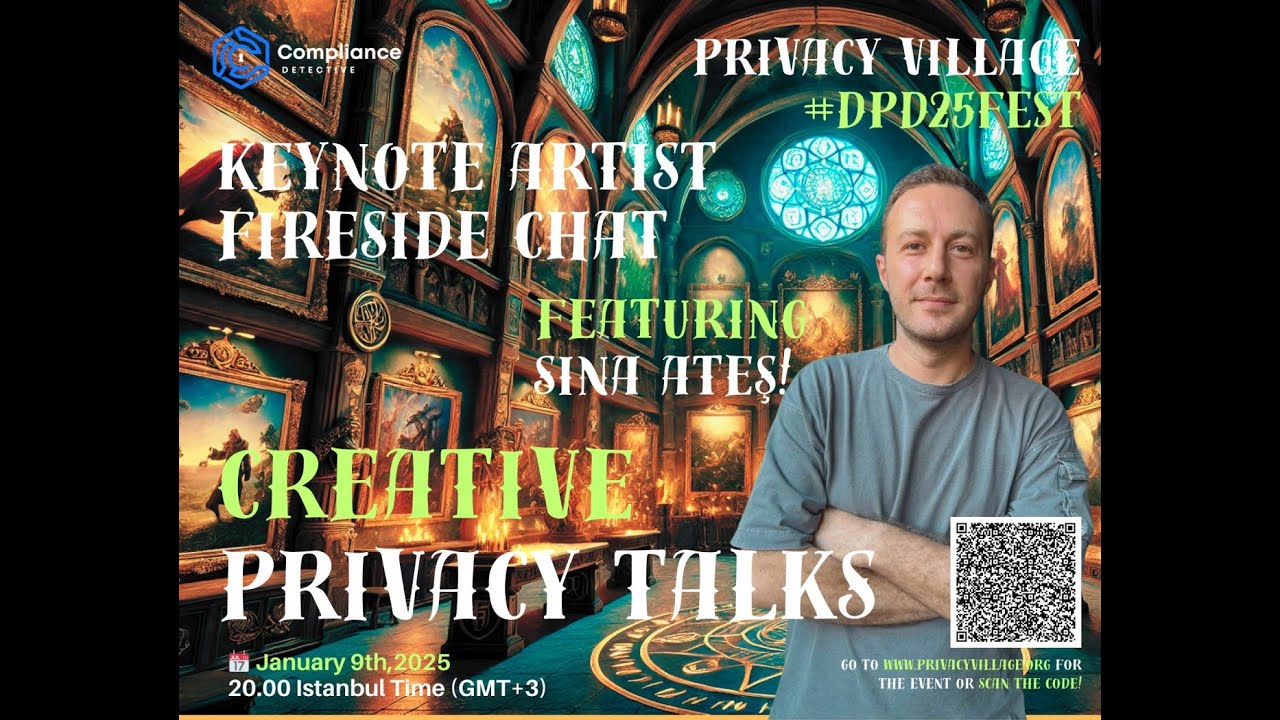 Privacy Village #DPD25FEST Keynote Artist Fireside Chat w/ Sina Ateş