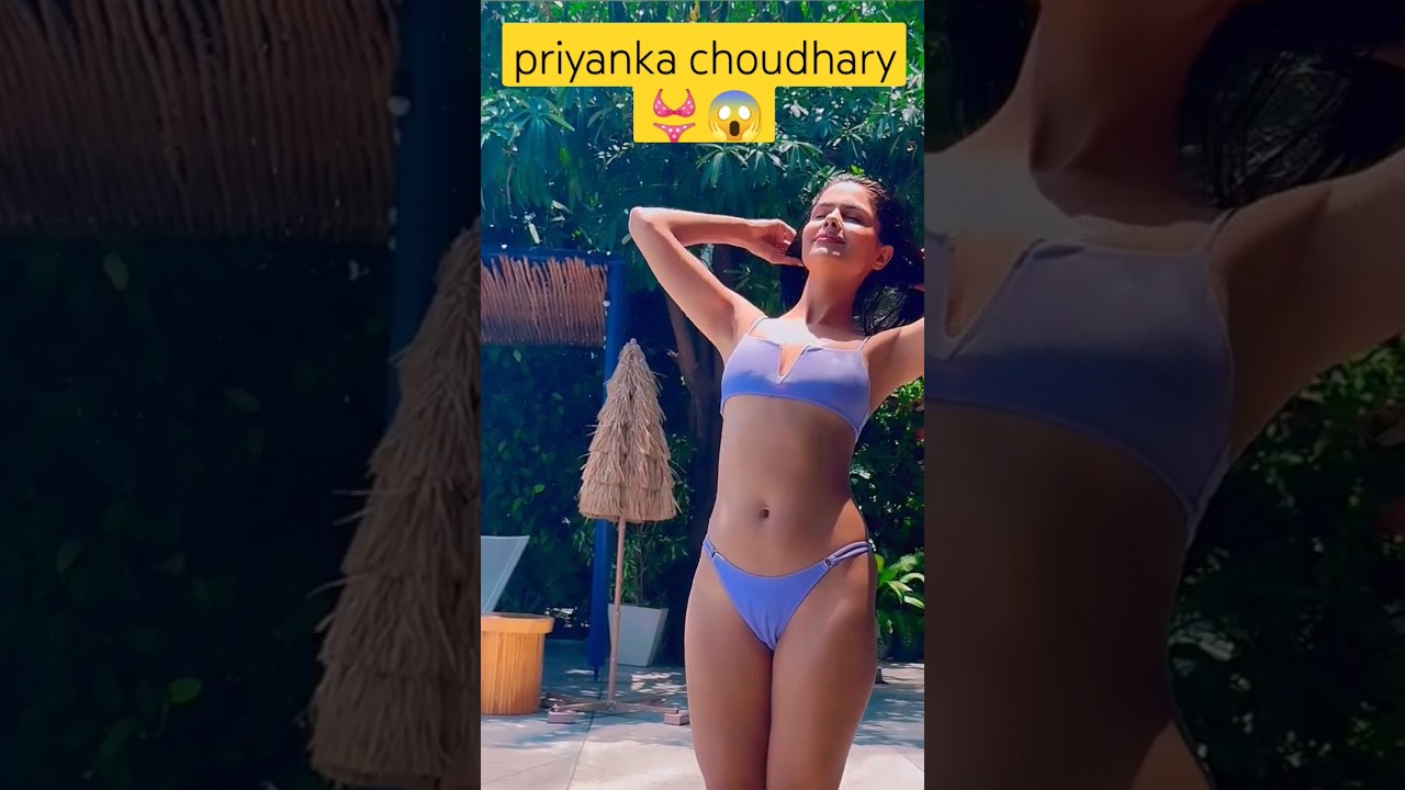priyanka choudhary hot beach scene ⛱️ 👙 #shorts #beach #viral #priyankachoudhary