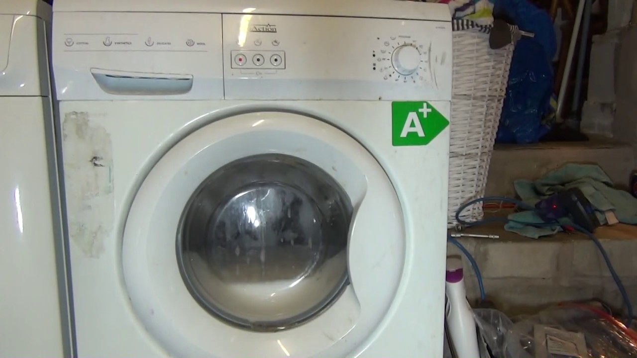Pro Action A105QW Washing Machine : Cotton 90'c Drum cleaning
