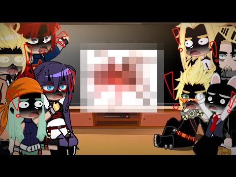 Pro Heroes React To “ FRED! “ || Mha/Bnha || Gacha Club/Life || My AU || spider fred! ||