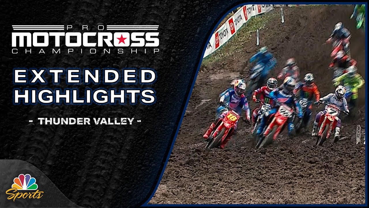 Pro Motocross 2025 - Thunder Valley National, Round 3 | EXTENDED HIGHLIGHTS | Motorsports on NBC