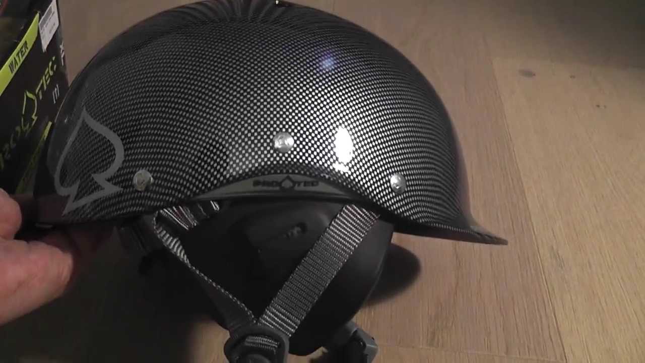 Pro Tec two face helmet gloss carbon