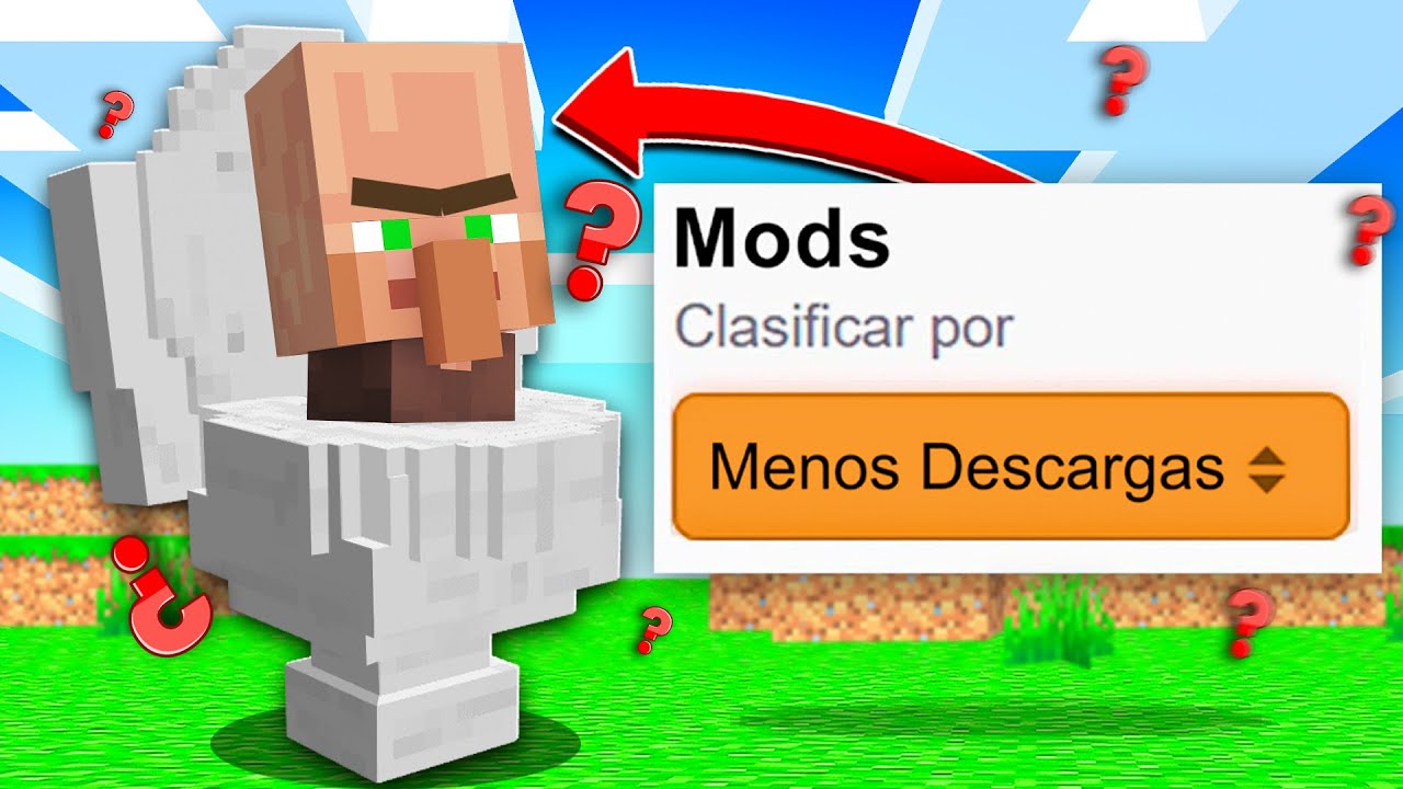 Probé los Mods MENOS DESCARGADOS de MInecraft... 🤨