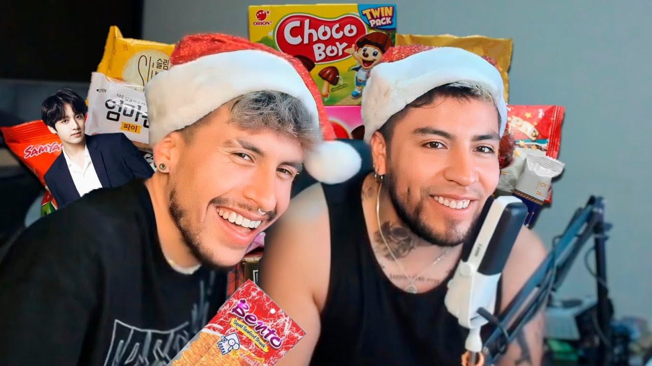 ¡PROBANDO DULCES COREANOS! CON JUAN ❤️
